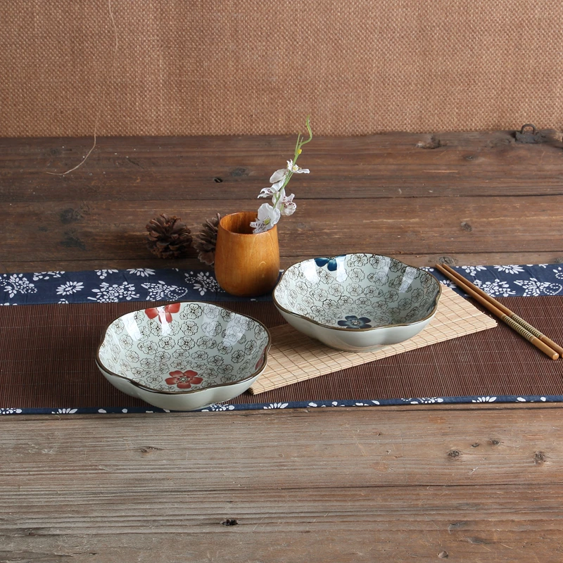Керамическая пиала для риса контейнер еды японская посуда Sushi фруктовый салат