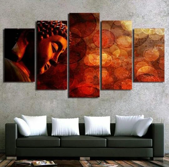 Картина на холсте для гостиной настенный постер 5 панелей Фотофон с изображением