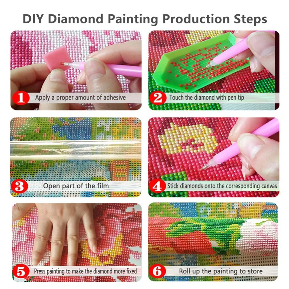 5D DIY Diamond Painting Full Drill Embroidery Wall Sticker for Decor - Hourglass with Grass (12 x 16inch) | Дом и сад