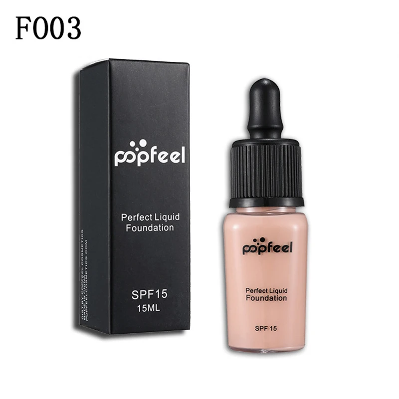 Popfeel, новинка, 6 цветов, Жидкая основа, высокий светильник, Жидкий Макияж, увлажняющий водостойкий консилер, крем, увеличивающий блеск 070 - Цвет: 03