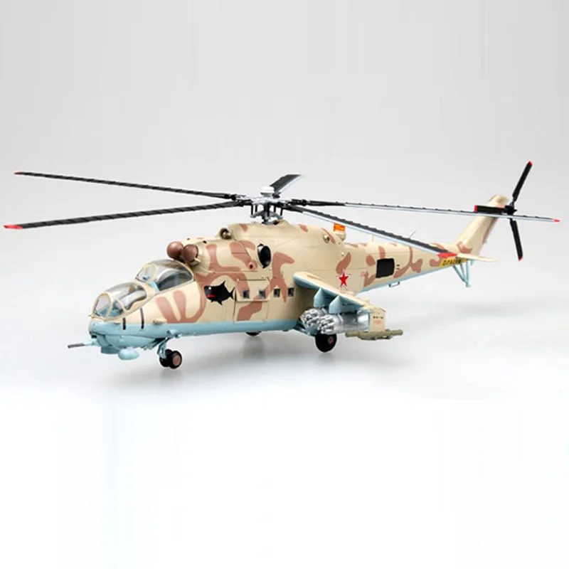 Easy Model Air Force Mi 24 задних вертолет 1/72 весы Готовая модель игрушки для сбора подарок