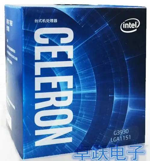 Процессор Intel Celeron G3930 LGA1151 14 нанометров двухъядерный 100% рабочий процессор для