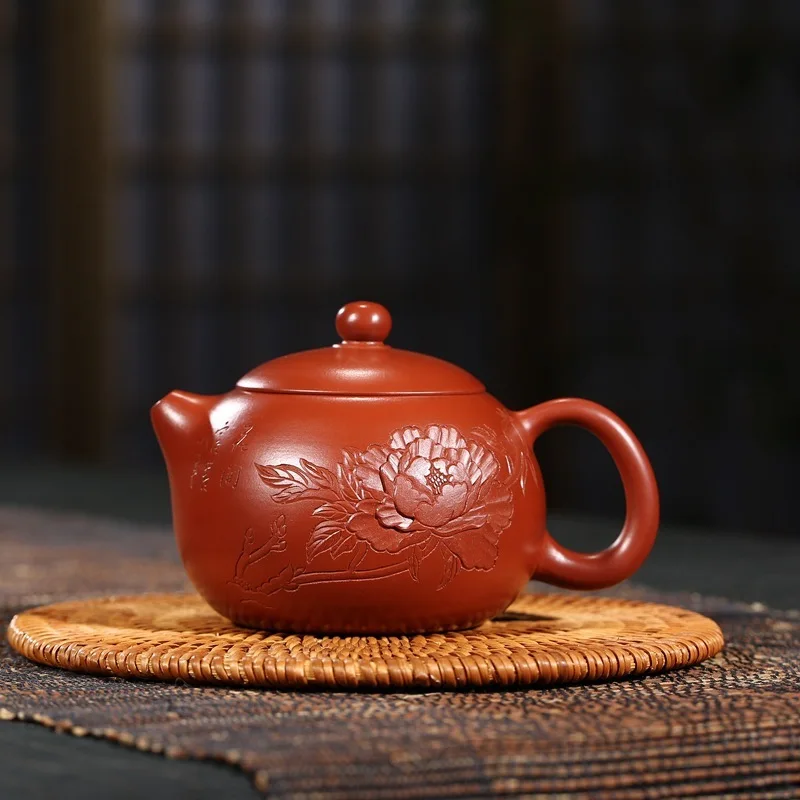 

Specials boutique yixing authentic masters all hand recommended xi shi pot of run of mine ore dahongpao teapot 280 ml