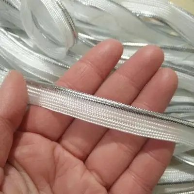 silver white 10 мм рулетка для смещения шнура для сделай сам, поделки ручной работы кромки Швейные колпачки для гаек плед-квилт аксессуары швейная лента - Цвет: silver white