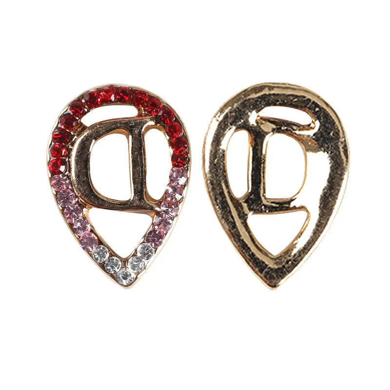 10 шт./лот украшения для ногтей золотые капли воды Смешанные Буквы дизайн модные