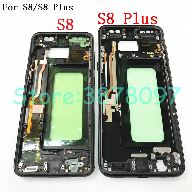Оригинальный новый корпус средней рамки для Samsung Galaxy S8 Plus G950 G955 задний Bezzel с