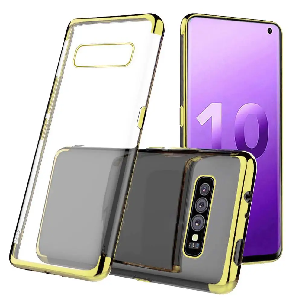 Для 360 protecti Coque Samsung S10Plus Galaxy Чехол ударопрочный защитный ТПУ гелевый S10 Mais Caso