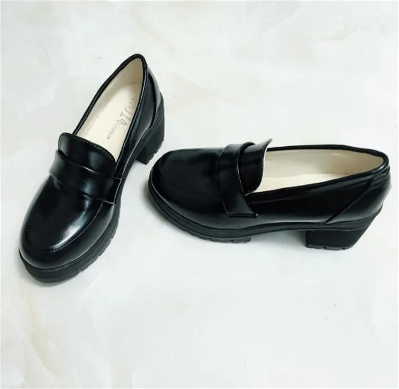 Аниме japones amor vivo sol Cosplay zapatos Takami Chika ninas JK Aqours uniforme escolar A480|Туфли| |