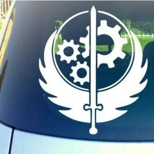 Автомобильная наклейка 6 дюймов Виниловая Братство стальных|Наклейки для