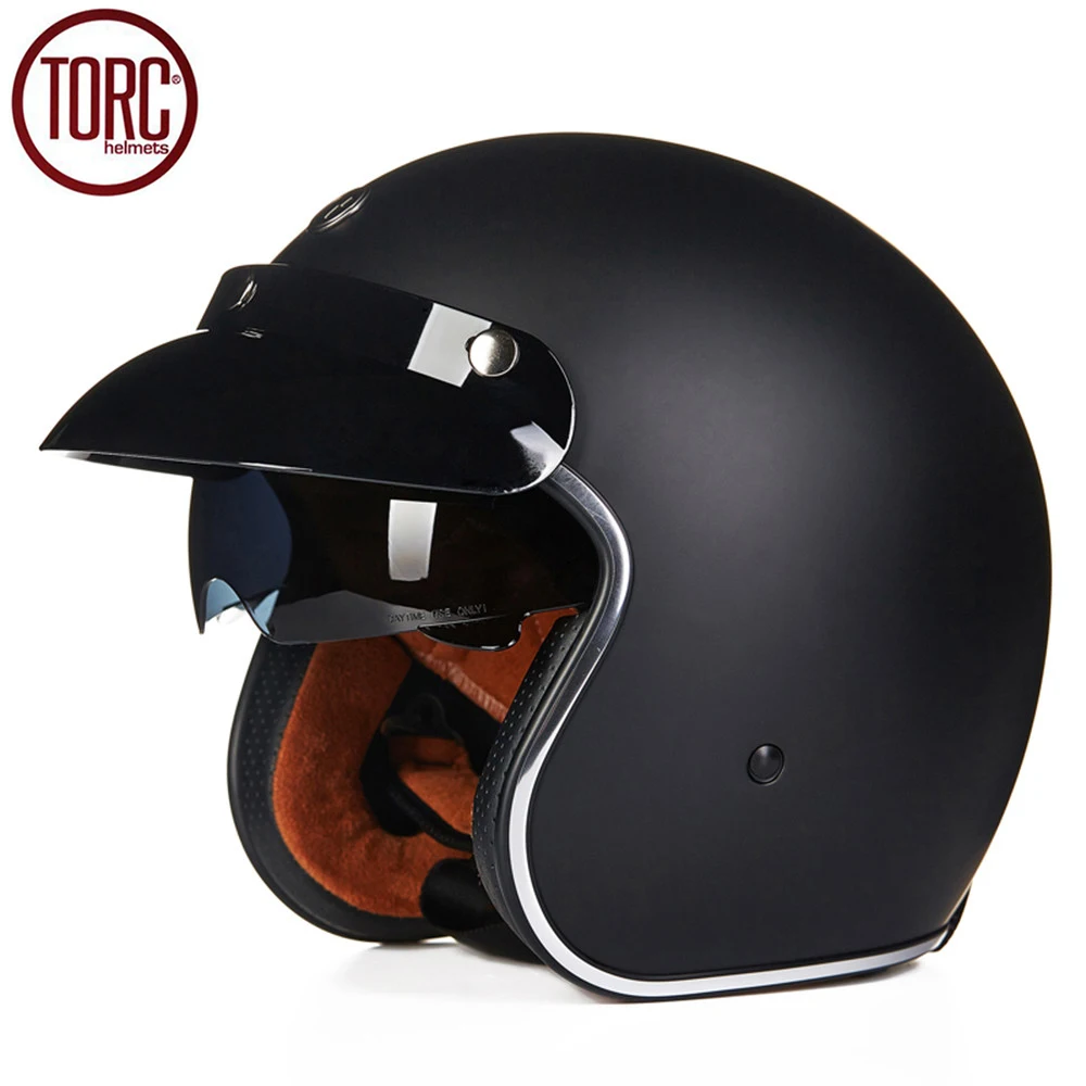 Шлем TORC moto rcycle ретро с открытым лицом винтажный крейсерский шлем T57A Casque Casco cicleta