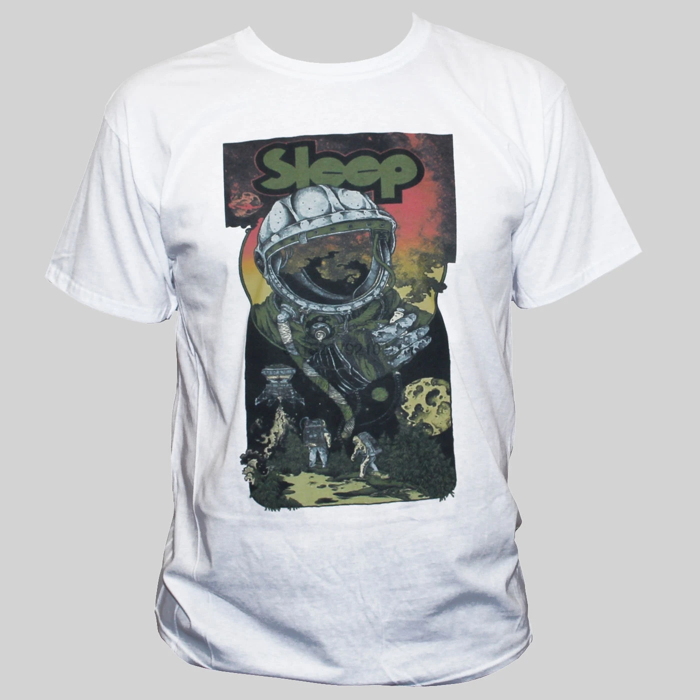 Футболка для сна Stoner Doom Metal Orange Goblin Electric Wizard Graphic Band Tee|Мужские футболки| |