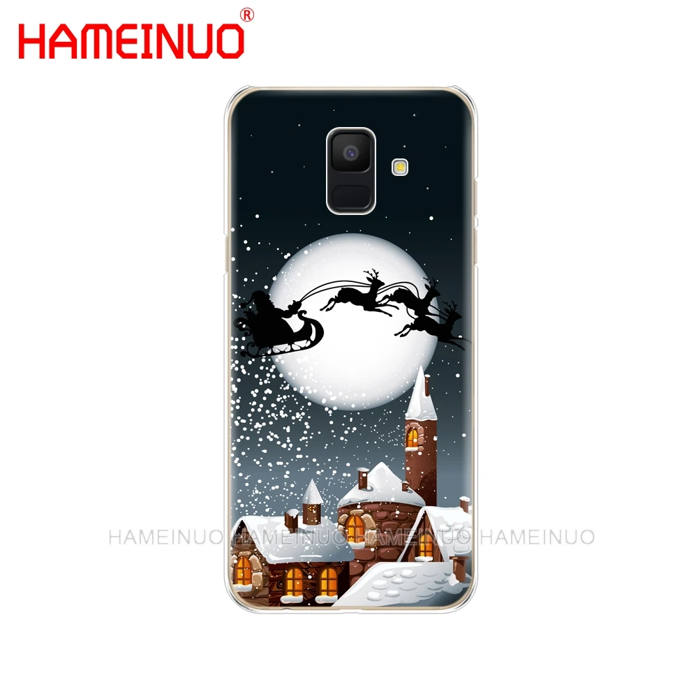 HAMEINUO Пейзаж Зима светильник снежного покрова чехол для телефона для samsung Galaxy J4 J6 J8 A9 A7 A6 A8 плюс j7 duo - Цвет: 43513