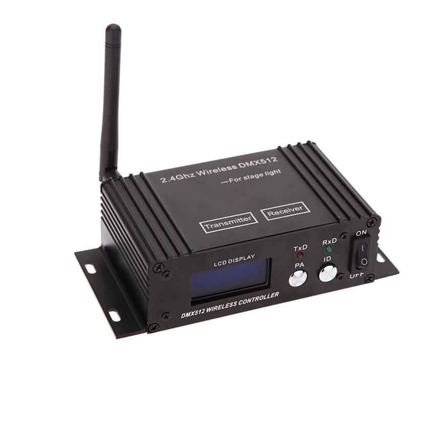 Мини 2 4G беспроводной Dmx 512 контроллер передатчик приемник ЖК дисплей