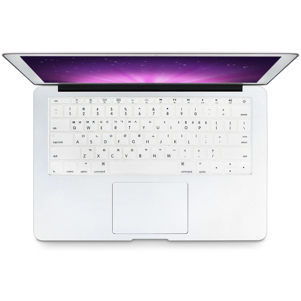 Korean Korea Silicone Keyboard Cover Skin for MacBook New Pro 13 Inch A1708 No Touch Bar Macbook 12&quot A1534 | Компьютеры и офис