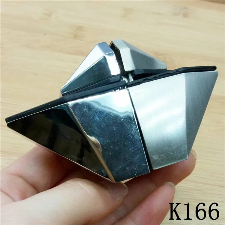 Zinc Alloy Glass Clamps Shelves Support Bracket Clips For 3 to 22mm glass board Tip mouth style Glossy/Satin finished
