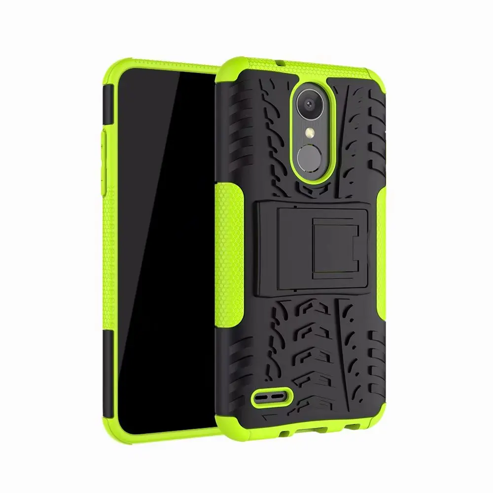 Противоударный rugegd PC + TPU heavy duty задняя крышка для LG aristo2 чехол armor kickstand телефона |