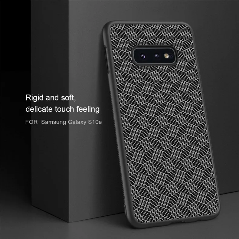 Nillkin плед Чехол для samsung Galaxy S10e химическое волокно случаях телефон оболочки жесткий задняя крышка