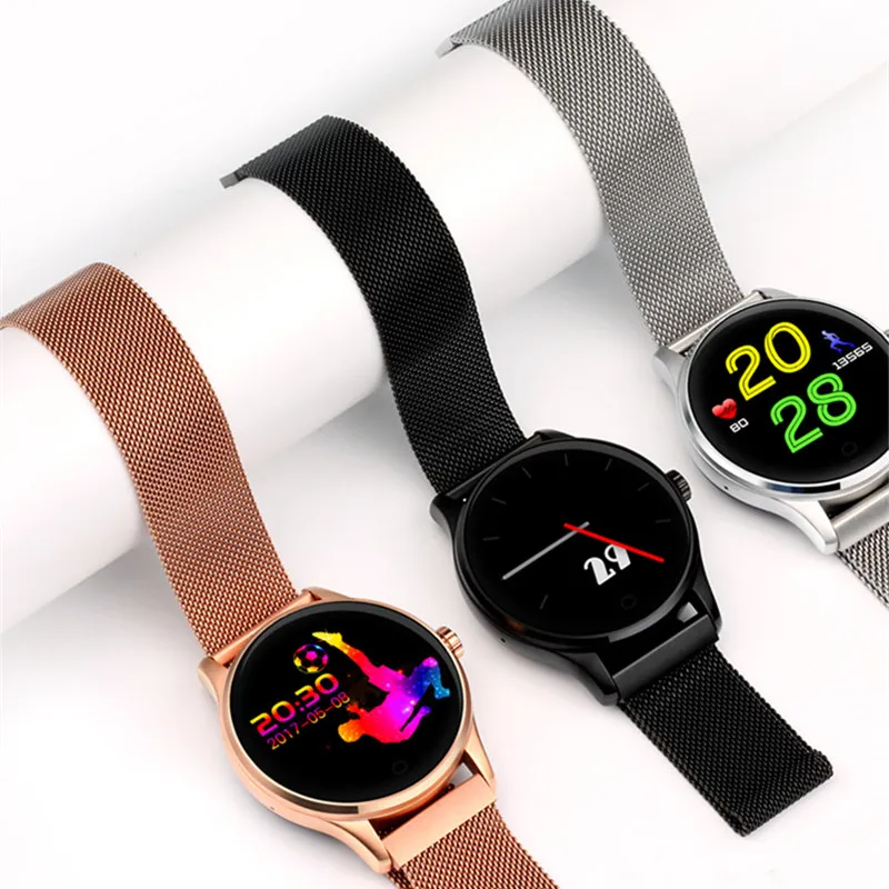 Мода Smart Watch K88 для Android IOS 1.22 дюймов емкостный Сенсорный экран Поддержка SMS