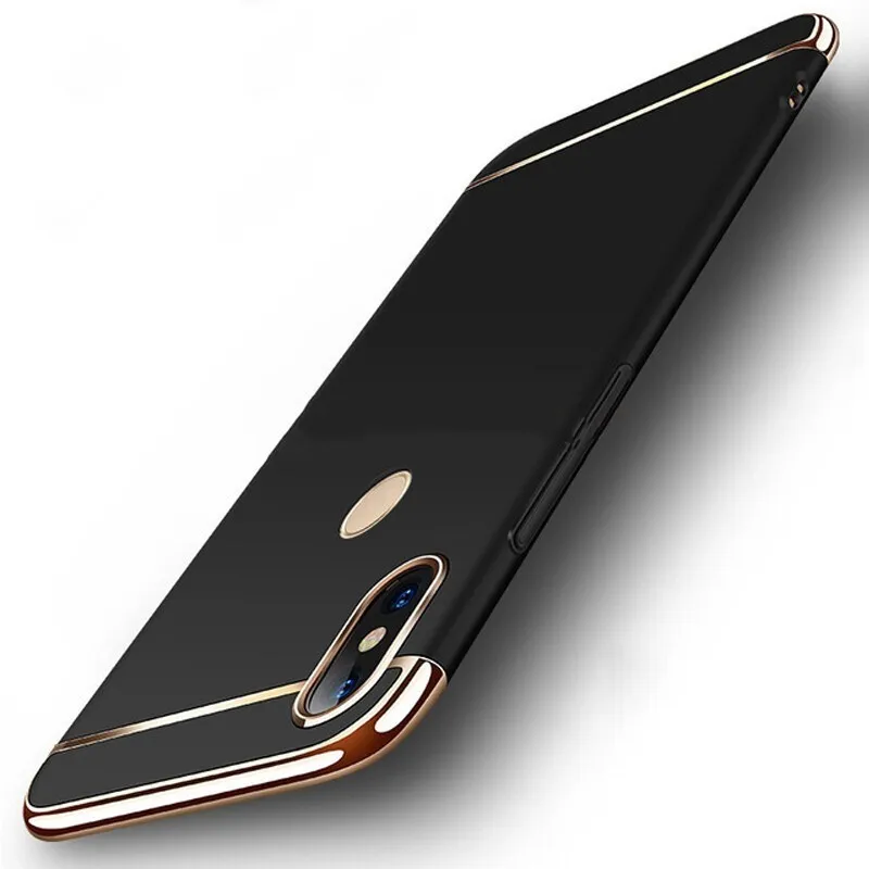 Гибридные Чехлы 3 в 1 для телефонов Xiaomi Redmi Note 5 Pro роскошный полноразмерный