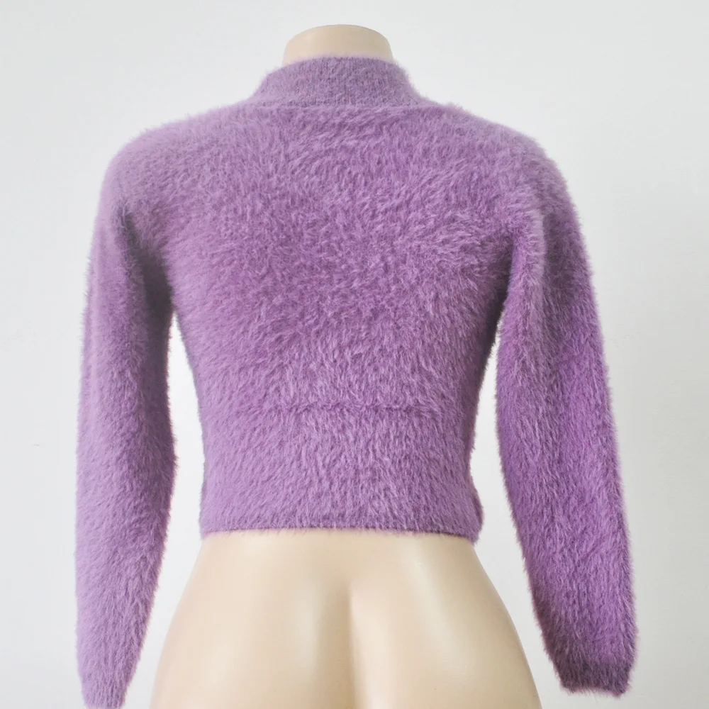 Свитер Женский водолазка корейский стиль Женская одежда 2019 длинный рукав