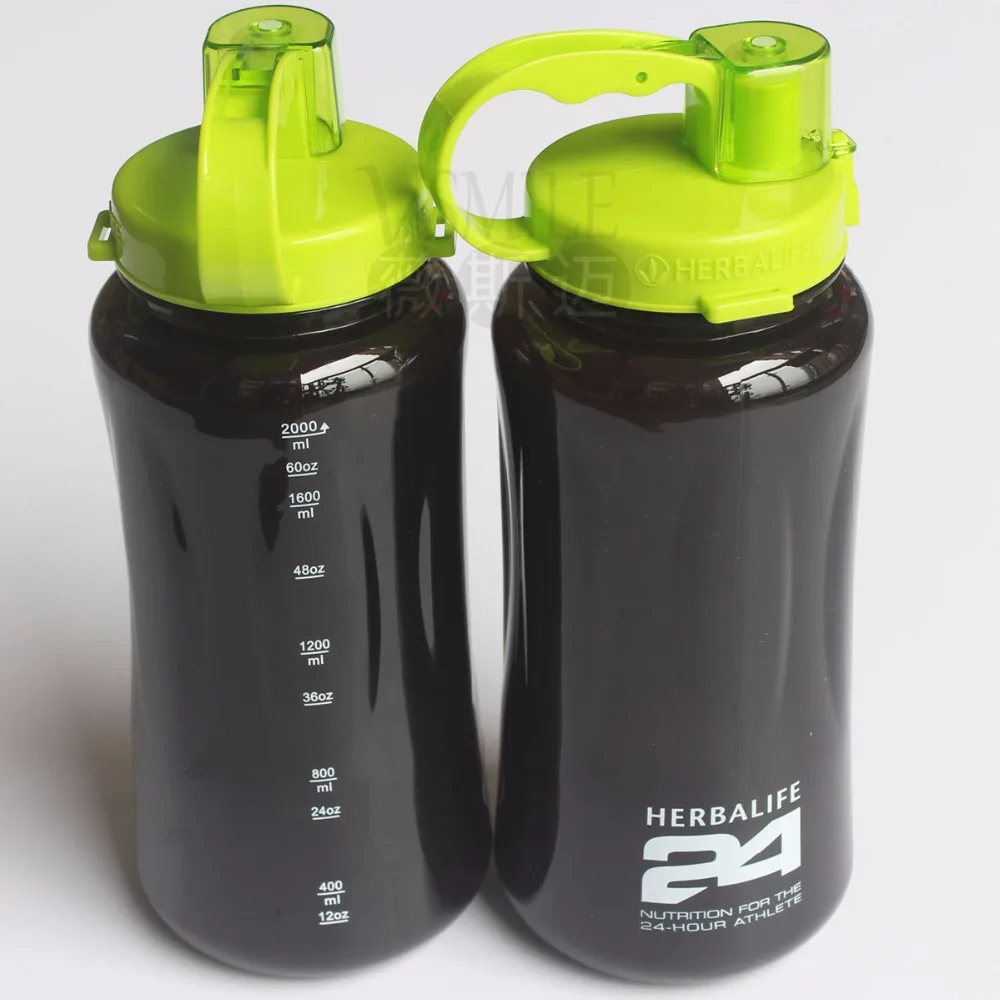 Многоцветный Herbalife 1000 мл и 2000 мл/64 унции Шейк спортивные бутылки для воды Herbalife питание BPA-FREE
