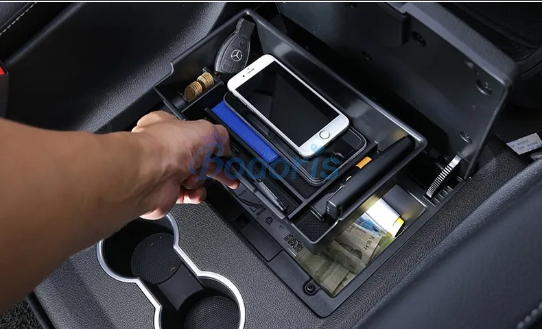 For Mercedes Benz Vito W447 V Class V260- Car Organizer Center Glove Armrest Storage Box Door Console Tray Accessories
