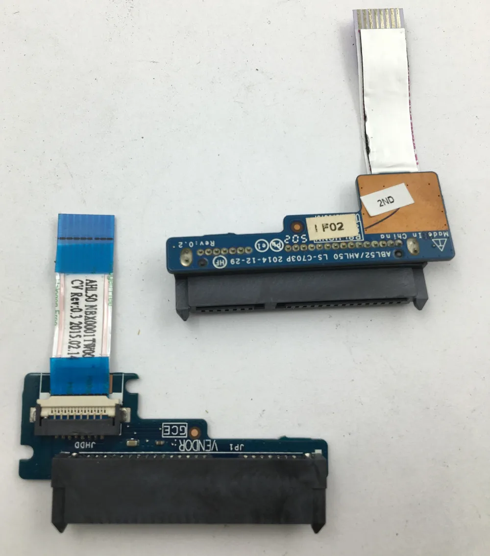

WZSM WZSM Laptop HDD Cable board for HP 15-AC 15-AC121DX Hard Driver Cable LS-C703P NBX001TW00 tested well