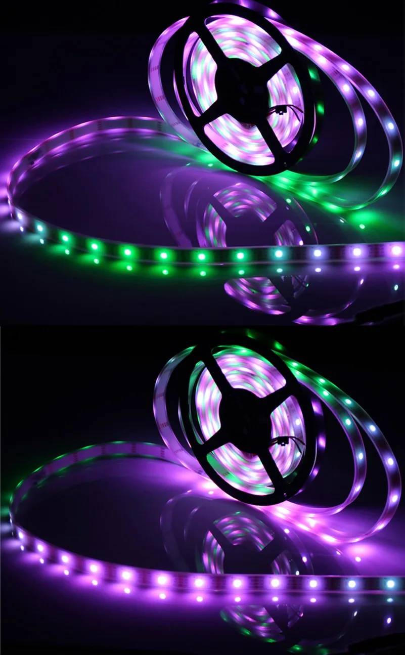 Светодиодная лента Rgb 20 м/лот 4x5 м 5050 SMD RGB WS2811 IC WS2812B WS2812 2812 30 Pixel/m водостойкая 5 в