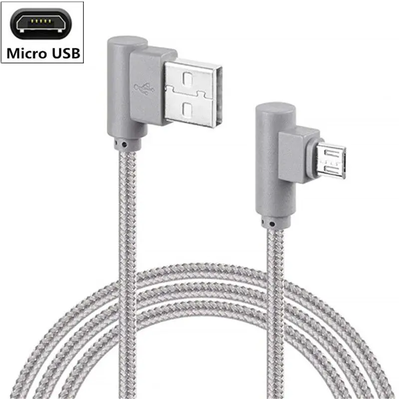 Зарядный кабель с углом 90 градусов для Huawei Honor 10 lite 8c 8X 7s 7a pro 7c 6c Micro USB LG K40 K50 X Power 2 K20
