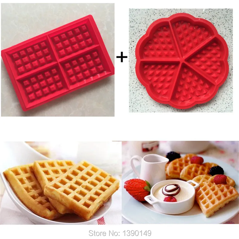 Все виды силиконовых форм для торта Большие Вафли форма шоколадного печенья nestle