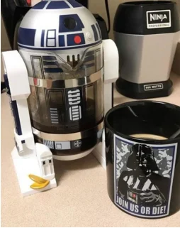Star Wars R2D2 мини ручная кофемашина изоляционный горшок кофейник мокко горшок|pot|pot mini
