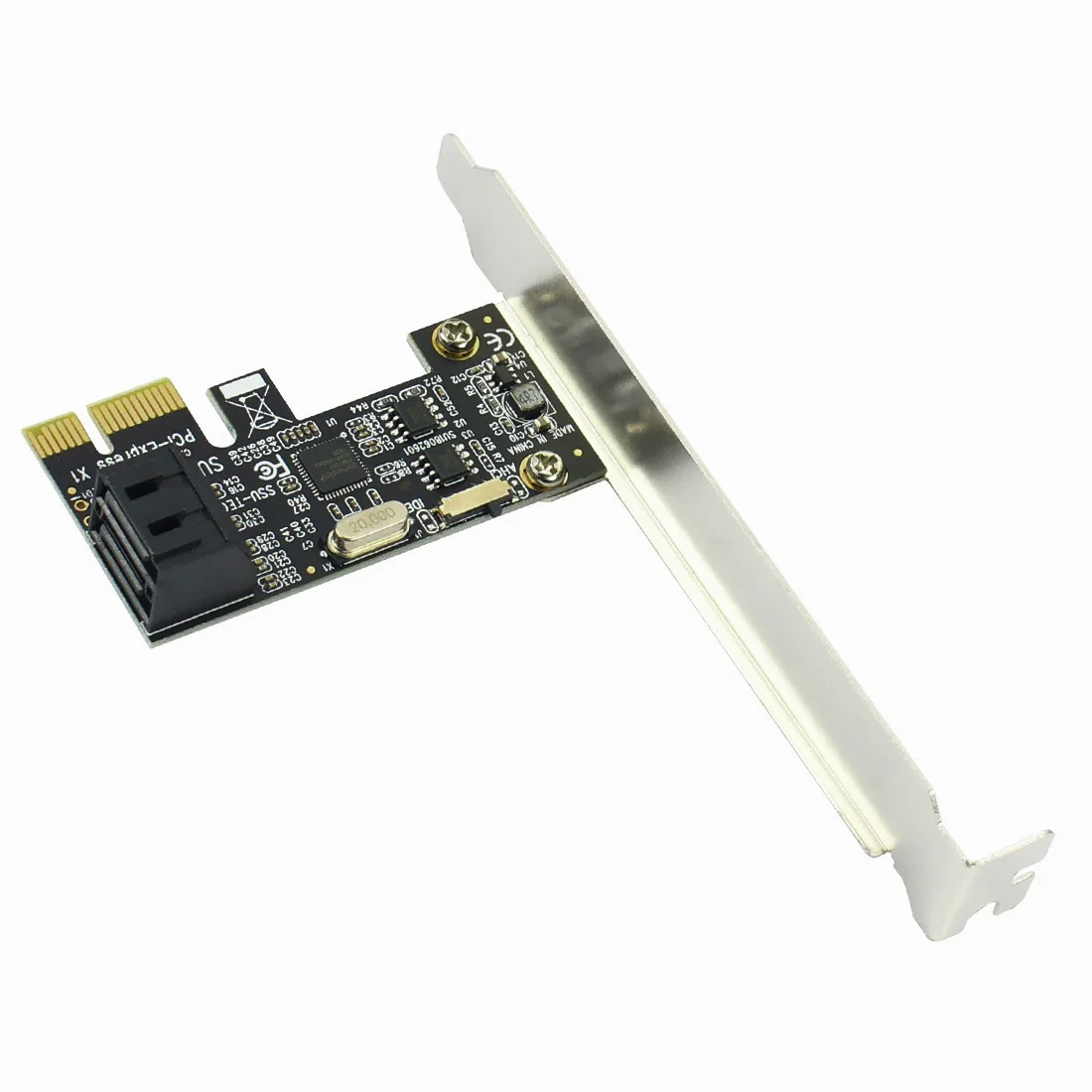 PCI-E к SATA3.0 2 порта Плата расширения мини PCIE к SATA 3,0 интерфейс адаптера преобразования для SSD загрузки системы Riser контроллер