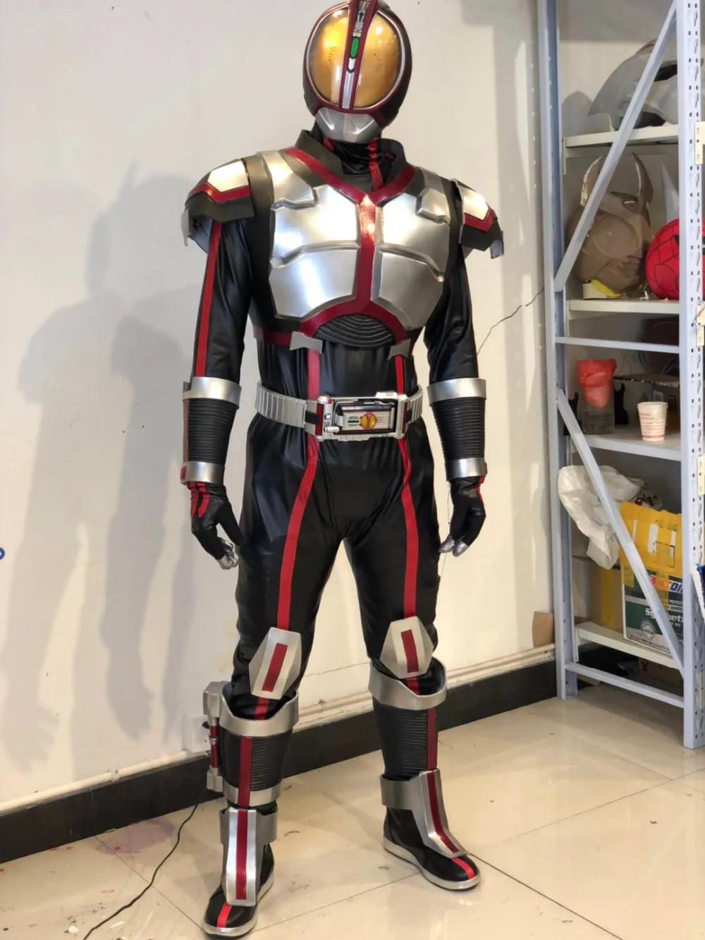 Костюм для косплея Kamen Rider 555 костюм полноразмерный армированный Tokusatsu одежда