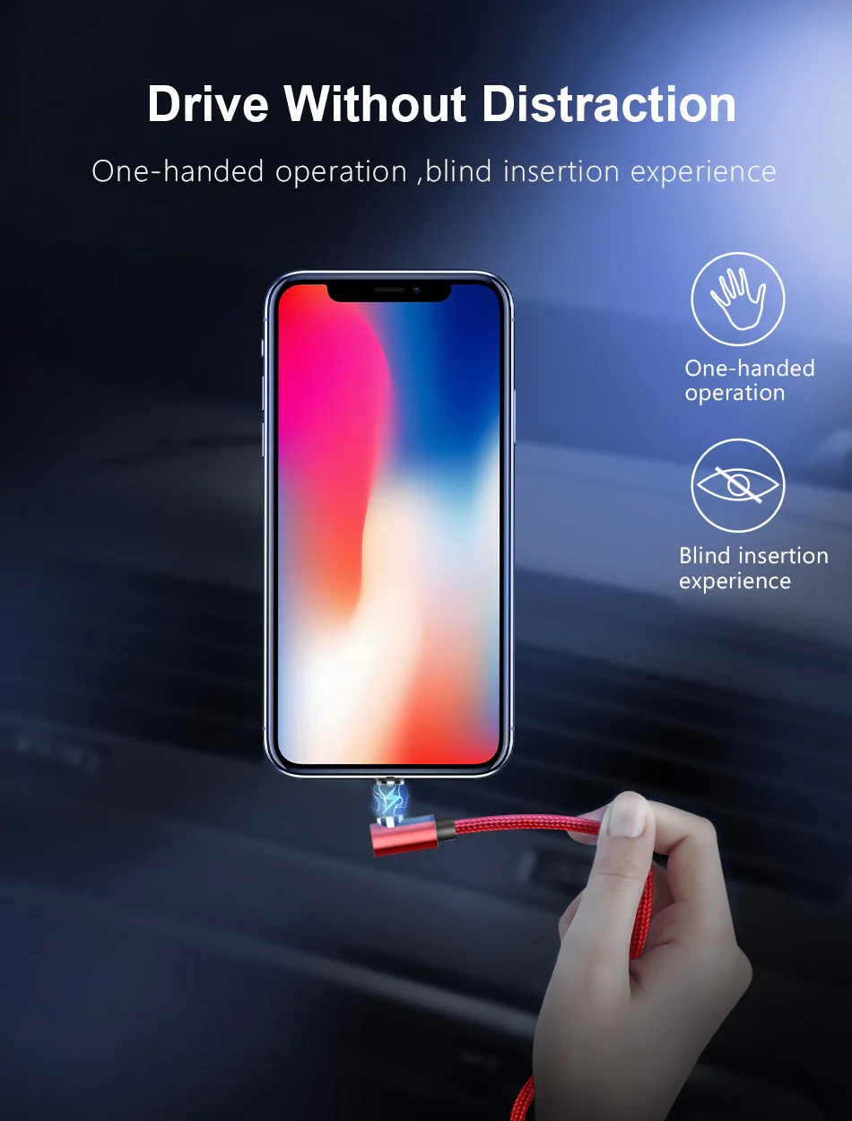 Магнитный кабель ACCEZZ для быстрой зарядки Micro usb type C для iPhone X XS MAX XR 8 Магнитная Зарядка для samsung S10 телефонный кабель шнур 2 м