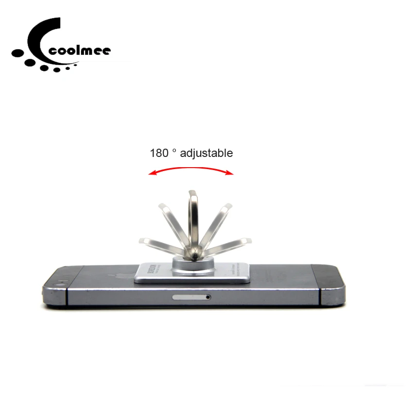 Coolmee Spinner палец кольцо держатель Универсальный мобильного телефона 360 градусов