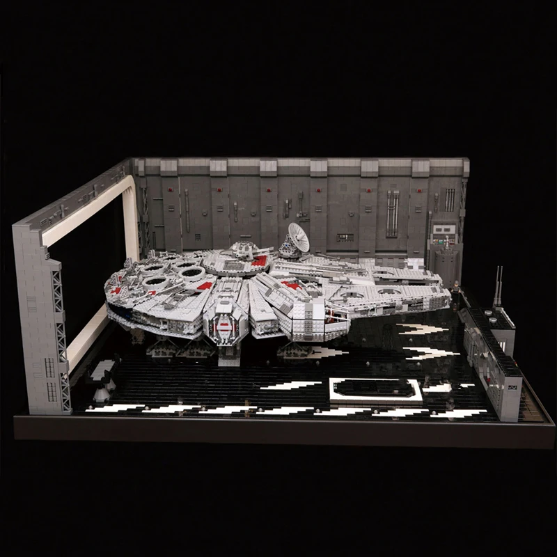 Серия Star Wars 7780 шт. светодиодный светильник MOC Millennium парковка фартук Кирпичи Строительные блоки игрушки Совместимые Наборы «Звездные войны»