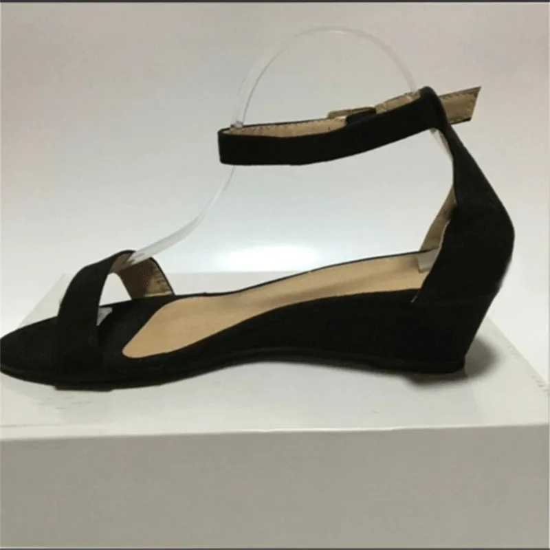 Сандалии женские туфли лодочки босоножки на ремешке с пряжкой размер 35