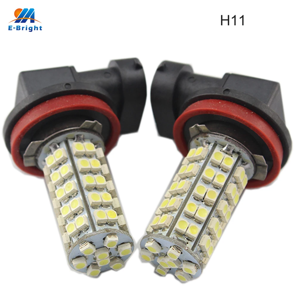 YM E Bright 1 шт. H1 H3 H11 1210 3528 68 SMD светодиодный Автомобильная противотуманная фара