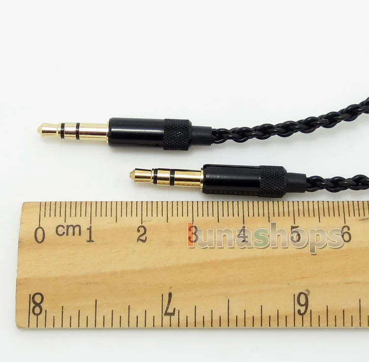 LN004322 3 5 мм штекер аудио наушники DIY 4*18 core 72 OFC провод кабель для Beyerdynamic Custom One Pro Plus и
