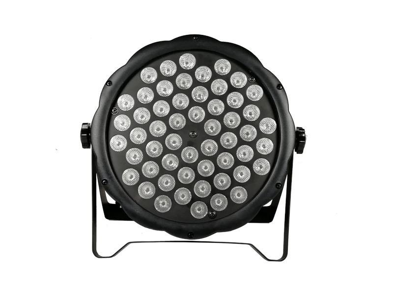4 шт./54x3 Вт RGB 3в1 СВЕТОДИОДНЫЕ полноцветные par огни dmx512 плоские профессиональное