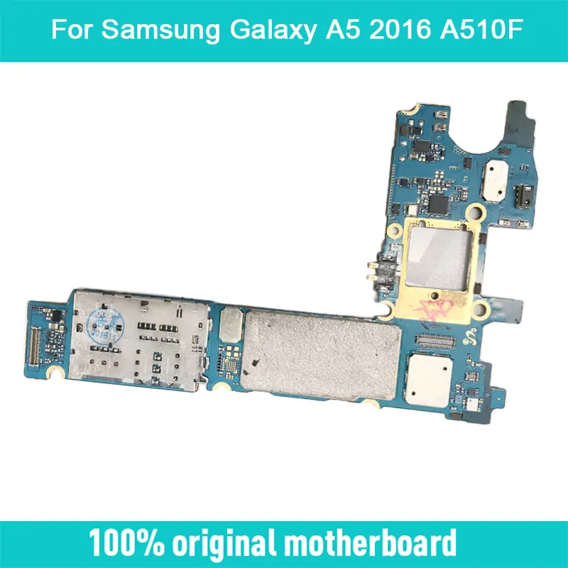 Разблокированная основная материнская плата Замена для Samsung Galaxy A5 2016 A510F 16 ГБ