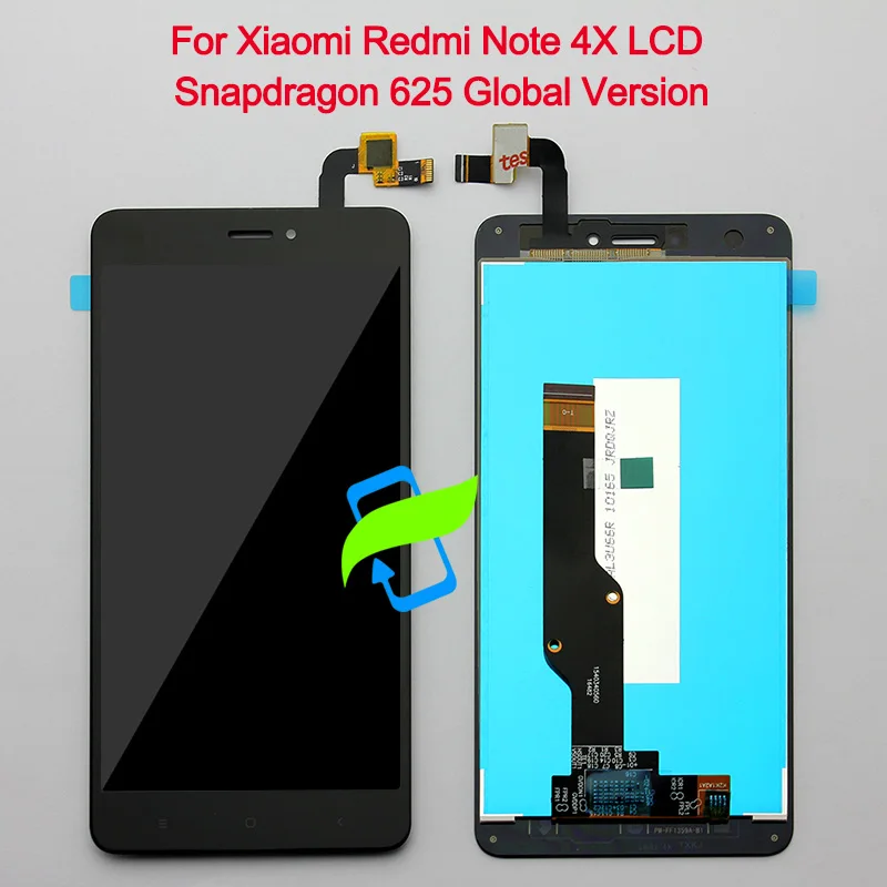 5 &quotдля Xiaomi Redmi Note 4X ЖК дисплей сенсорный экран дигитайзер с рамкой Snapdragon 625