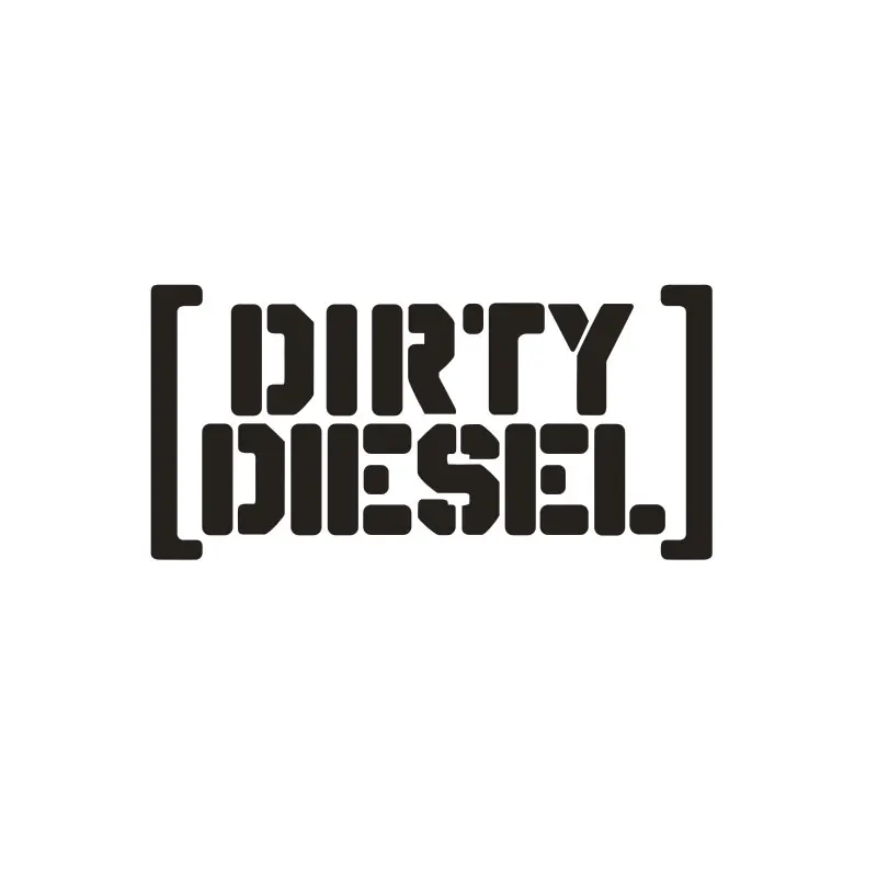 

19x9.5cm DIRTY DIESEL S2 Emission Funny Car,Van,Bumper,Window DUB VAG Vinyl Decal Sticker #0005