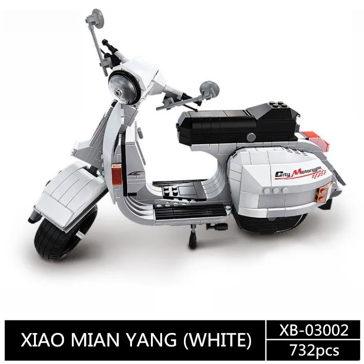03002 white 825 шт XingBao 03010 в конструкторах, креативный MOC Technic серия, набор машин Photpong, Обучающие строительные блоки, кирпичи, игрушки, модель, подарок - Цвет: 03002 white