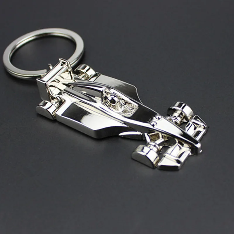 Mini F1 racing personality creative Metal Keychain Hanging Pendant Men Gift Keyring Bag Key Chains Holder Rings D1035 | Украшения и