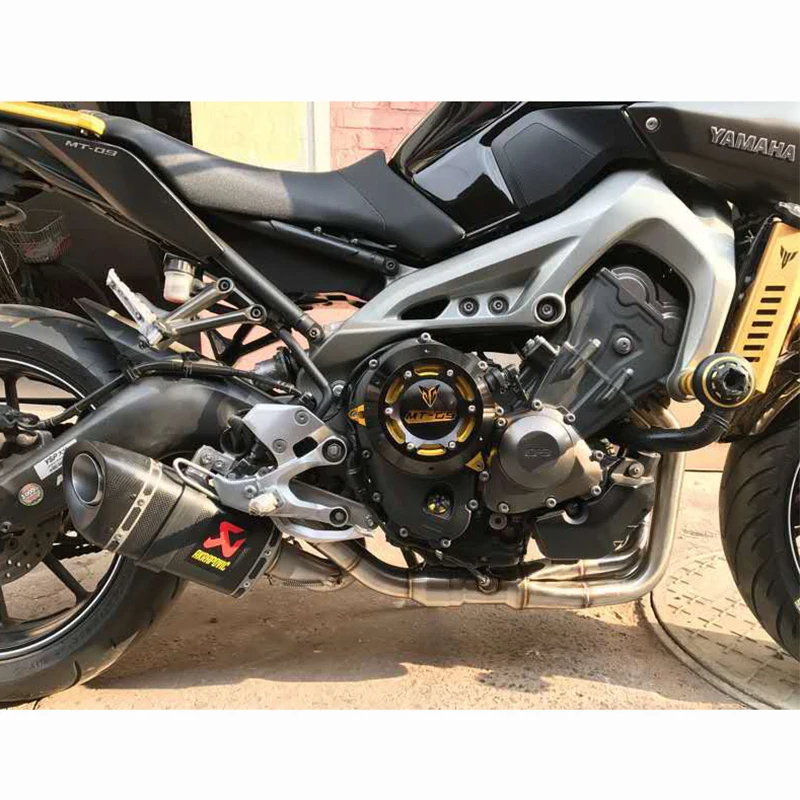 MT09 MT-09 FZ-09 мотоцикл выхлопной глушитель выхлопной трубы труба изменение передняя Труба трубки полного Системы для Yamaha MT-09