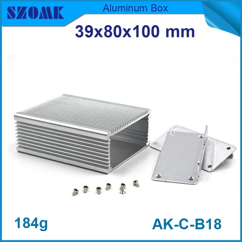 

aluminum box silver color DIY Electrical Junction Box Case for Electronics Design PCB Hardware Device