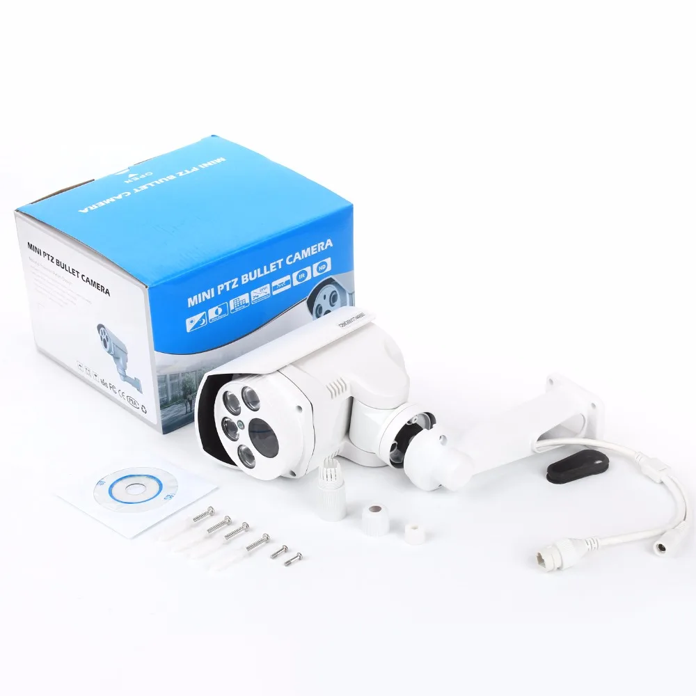 

Full HD 1080P IP Camera PTZ Outdoor 2MP 5MP 4x 2.8-12mm 10x 5-50mm Motorized Auto Zoom Varifocal Lens IR Cut Onvif CCTV Camera