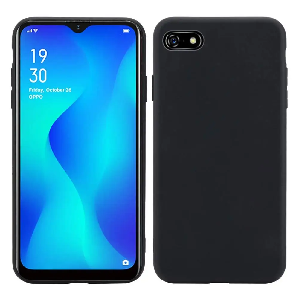 Чехол для OPPO Realme XT черный мягкий матовый чехол из ТПУ A1K A 1K OPPOA1K CPH1923 | Мобильные