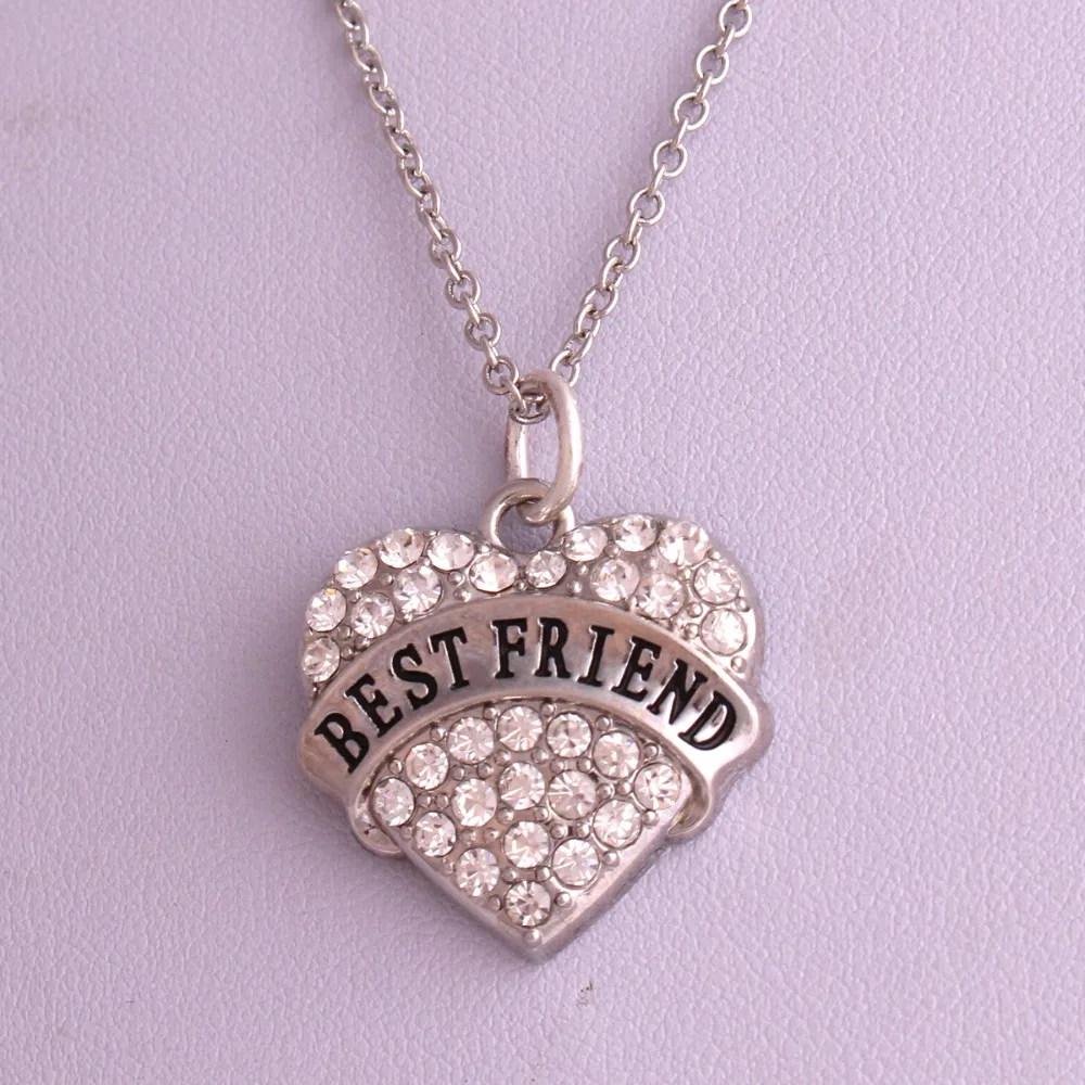Best Friends Forever Necklaces Friendship Heart Charm Pendent Gift for Girls | Necklace